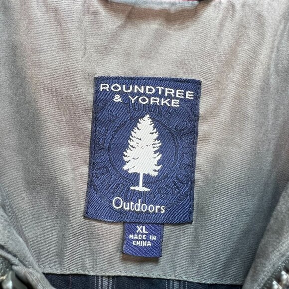 Roundtree & Yorke Full Zip Spares Jacket Long Sleeve Size XL Dark Tan Outdoors - Picture 3 of 12